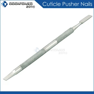 Cuchara empujadora de cutículas libre de óxido limpiador de uñas removedor manicura pedicura cuidado de uñas - Imagen 1 de 3