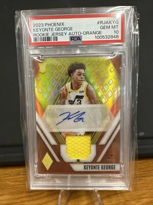 Pop 1! 2023-24 Phoenix Keyonte George RPA /49 RC Color Match RJA-KYG PSA Gem 10 - Image 1 of 4
