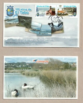 CHILE   FDC COVER - 100 ANOS DE EL TABO  2011 - Image 1 of 3