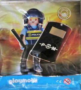 Playmobil policía con escudo y porra | nuevo y en bolsa de polietileno - Imagen 1 de 1
