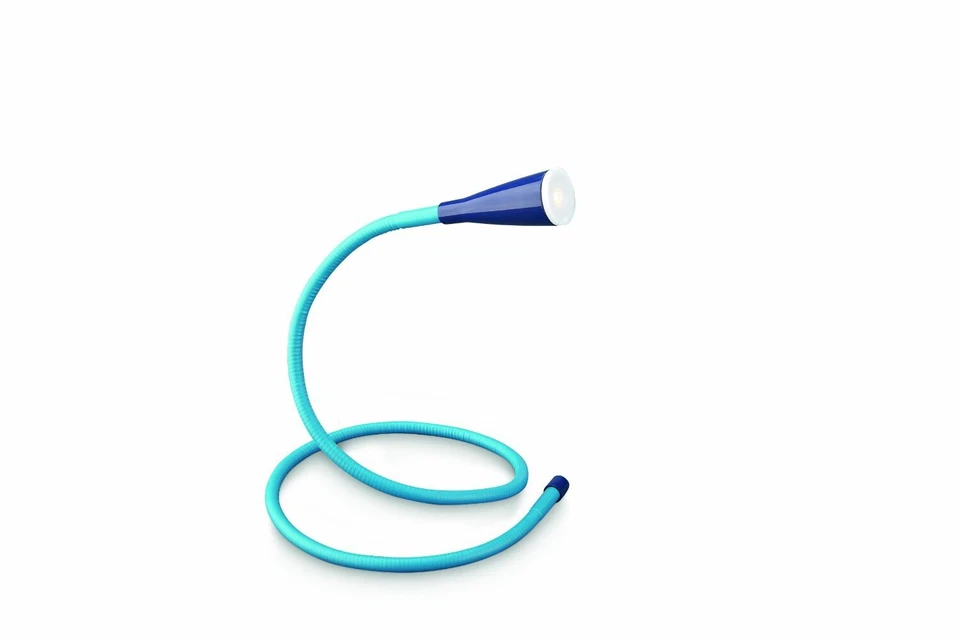 Massive LED Tischleuchte Stan 2700K PowerLED Blau Flexibel Schalter 66715-35-10 - Bild 1 von 1