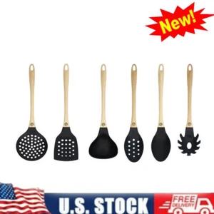 Set of 6 Home Kitchen Utensils Non Stick Heat Resistant Tools Easy To Clean US - Picture 1 of 7