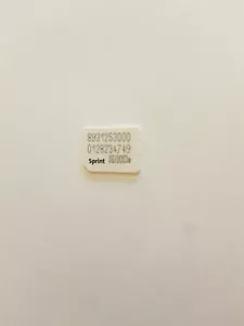 ICCID Nano Micro Sim Card For Boost Mobile Motorola E6 XT2005-4 XT2005 Phone - Picture 1 of 3