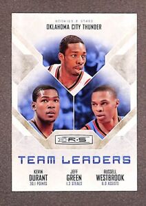 2010 Rookies & Stars Team Leaders #21 Green /Durant /Westbrook Gold SP #/499