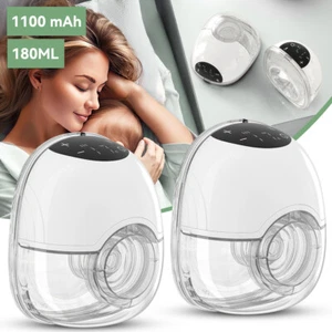 Elektrische Doppel Milchpumpe Freihändige Tragbare Abpumpen Muttermilch Stillen - Bild 1 von 14