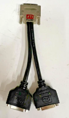 ATI FireMV 6111020400G VHDCI to Dual DVI Splitter Cable - Image 1 of 4