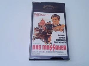 Das Massaker Tödlicher Irrtum 1973 VHS German PAL Arcade Video Glasbox R. Burton - Bild 1 von 5