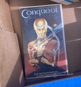 RARE Vintage Conquest 1983 VHS TAPE 83 Mins Fantasy  VCL RELEASE MERLIN VIDEO