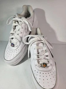 Reebok NFL Patriots White Lace Up Athletic Sneaker Men's Size 9 - Picture 1 of 7