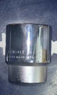 Wright 1-3/8”  12PT 3/4” Drive Socket  6144    USA - Image 1 of 4