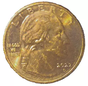 2022-D Washington Quarter Nina Otero -Warren "Misaligned Die" BU - Picture 1 of 2