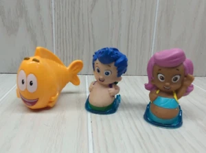 Nick Jr Bubble Guppies School Bus Replacement Figures Molly Gil Mr Grouper lot - Picture 1 of 9