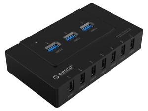 Orico H9910-U3-US 10 Ports USB HUB 3 Super Speed USB3.0 Ports und 7 Ports USB