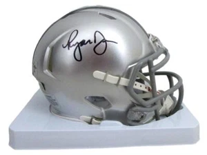 Ryan Day Autographed Speed Mini Football Helmet Ohio State Fanatics - Picture 1 of 6