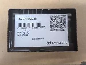 New, Transcend, TS2GHR72V2B, DDR4-3200AA 2Gx72 ECC Reg/RDIMM 2Rx8 (16GB) - Picture 1 of 4