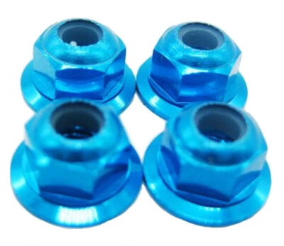 Aluminum Metal CNC Upgrade Parts DIY Fit for 1/10 HPI RS4 Sport 3 Rc Car Blue - Image 1 of 4