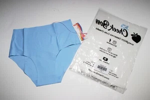 NWT Cheek Boss No Show Brief Underwear Smooth Seamless size XS Periwinkle Blue - Picture 1 of 1