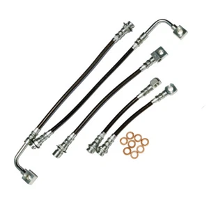 1998-2002 Camaro / Firebird F-Body Front & Rear Stainless Steel Brake Hose Ki... - Picture 1 of 1