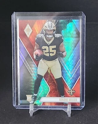 2023 Panini Phoenix Rookies Fire Burst  #128  Kendre Miller  /340  Rookie RC - Image 1 of 3