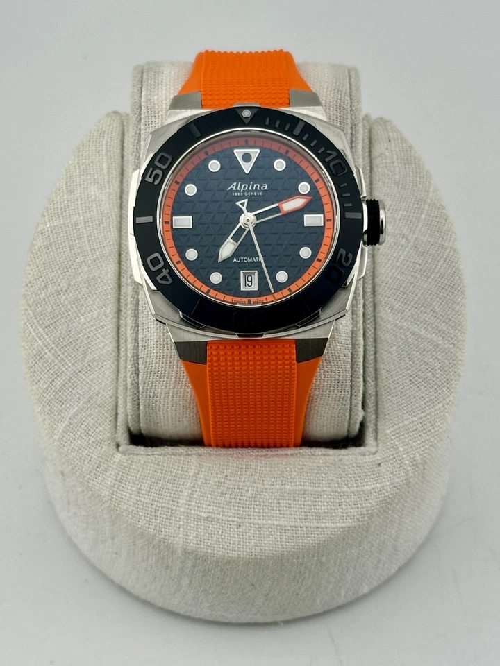 Alpina Seastrong Diver Extreme Auto Orange Watch AL-525BO3VE6