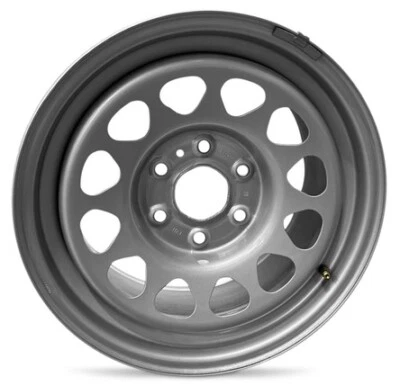 Genuine OEM Take-Off Wheel For 2019-2021 GMC Sierra 1500 17" Silver Steel Rim - Image 1 of 4