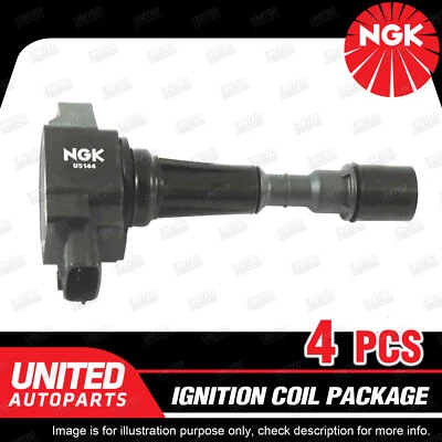 4Pcs NGK Ignition Coils Pack for Mazda 2 DY DE 1.5L 4Cyl 16V 2005-2010 U5144 - image 1 of 3