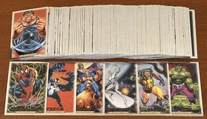 2024 Marvel Masterpieces '92 Platinum Complete Base Set 1-100 (Plus Error Cards) - Picture 1 of 3