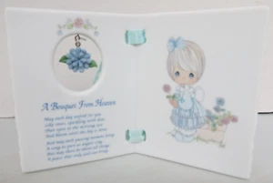 Precious Moments 1999 - A Bouquet from Heaven Standing Plaque - Picture 1 of 7
