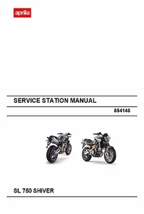 Aprilia Service Workshop Manual 2008, 2009 & 2010 SL 750 SHIVER - Picture 1 of 1