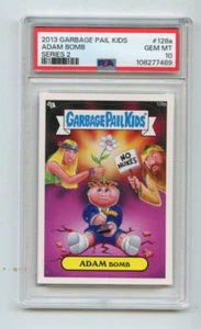 2013 garbage pail kids card Adam Bomb 128a series 2 Psa 10 - Picture 1 of 2