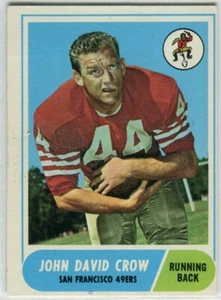 1968 Topps #87 John David Crow San Francisco 49ers - Bild 1 von 2