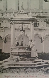 Postcard Naples Italy Early 1900s Rare Museum Certosa di San Martino The Well  - Picture 1 of 4