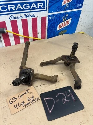 1960-1965 FALCON COMET RANCHERO MUSTANG SPRINT DIANTEIRO 4 FUSOS DE RODA FREIOS A TAMBOR - Imagem 1 de 4