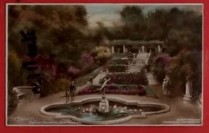 YORKSHIRE SCARBOROUGH ITALIAN GARDENS ART BY THORNHILL pu 1928 - Foto 1 di 1