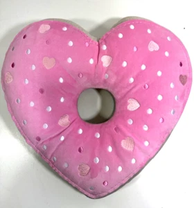 Cupcakes y Cachemira Donut Esmerilado Galletas Corazones Almohada Rosa Corazón - Imagen 1 de 10