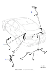 Jaguar Genuine Harness Link Lead Fits XF 2.2D 2.7D 3.0D 4.2 2.0 3.0 5.0 XFR-S - Picture 1 of 7