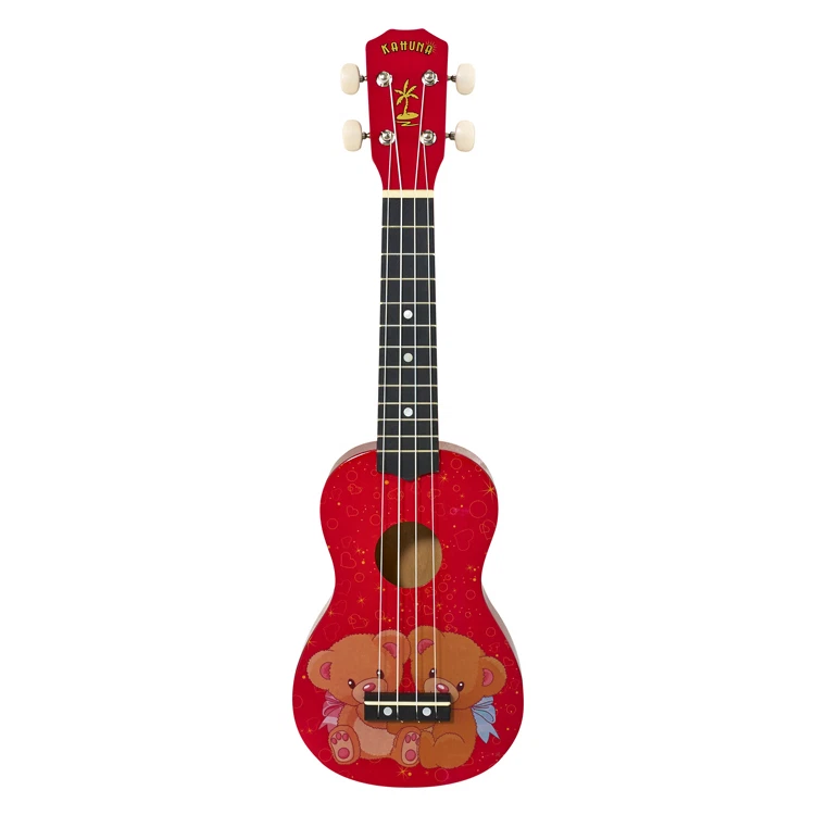 Ukelele soprano Kahuna con gráfico de oso de peluche Foto 1 de 1