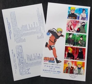 *FREE SHIP Japan Animation Heroes Naruto 2009 Ninja Cartoon Comic Manga (FDC) - Picture 1 of 5