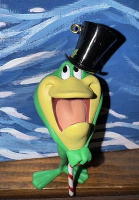 Hallmark LOONEY TUNES MICHIGAN J. FROG Christmas Ornament (1997) No Box - Image 1 of 4