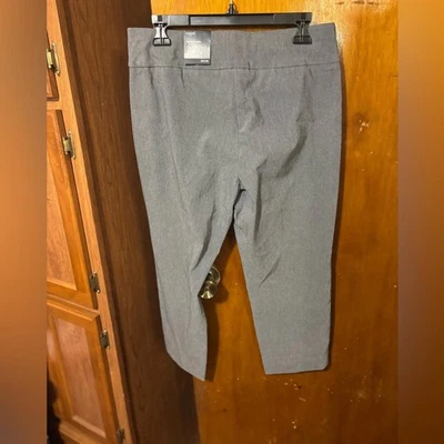 Alfani Gris Talla 10 Capri Control Abdomen BNWT Mesa Ess Oficina Lujo Escuela Foto 1 de 4