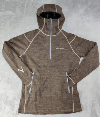 Mujer VOORMI Grande Alta E Sudadera con Capucha Lana Media Cremallera Técnica Foto 1 de 4