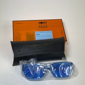 AKILA Eyewear Zed x Rokit Sonnenbrille Neu I’m Box Blau mit Etui Limited Edition - Bild 1 von 5