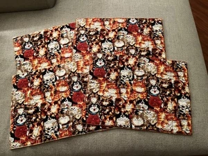 Set of 4 Handmade Placemats - Silly Cat Themed - Picture 1 of 5