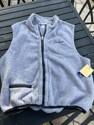 Chaleco Vintage Nuevo con Etiquetas John Carroll 1990s Champion Polar Polar Polar Gris Cremallera EE. UU. Talla XL Foto 1 de 4