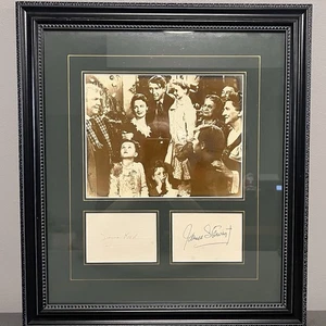 Foto fija firmada autenticada de Donna Reed/James Stewart It’s A Wonderful Life - Imagen 1 de 20