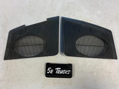✅ 88-94 OBS CHEVY/GMC TRUCK/SUV DASH SPEAKER COVERS BLACK - Image 1 of 2