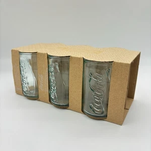 Coca-Cola 6er Set Mini 3,3 oz Glas Schnapsgläser, 3" NEU - Bild 1 von 5