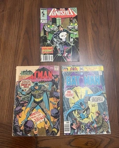 LOT OF 3 Comic Books - Batman #201 , Batman #280 , The Punisher #28 - Picture 1 of 11