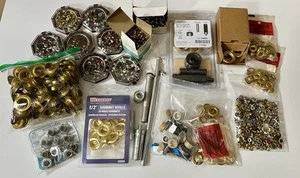 Lederhandwerker Hardware Posten Nieten Ösen Druckknöpfe Verschlüsse Druckknopf Werkzeuge - Bild 1 von 23