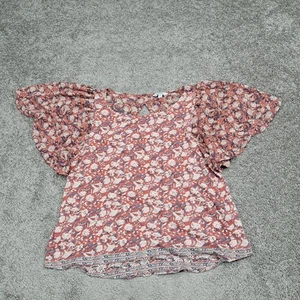Lucky Brand Damen Bluse geblümt rosa groß - Bild 1 von 12